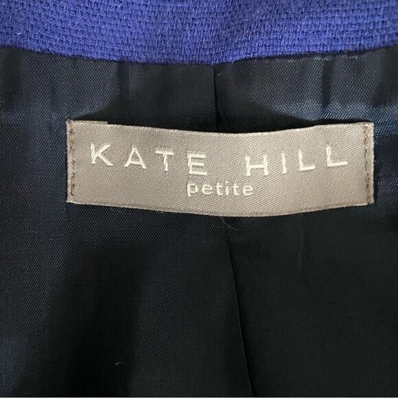 Kate Hill Blue Swing Jacket Petite - Picture 14 of 16